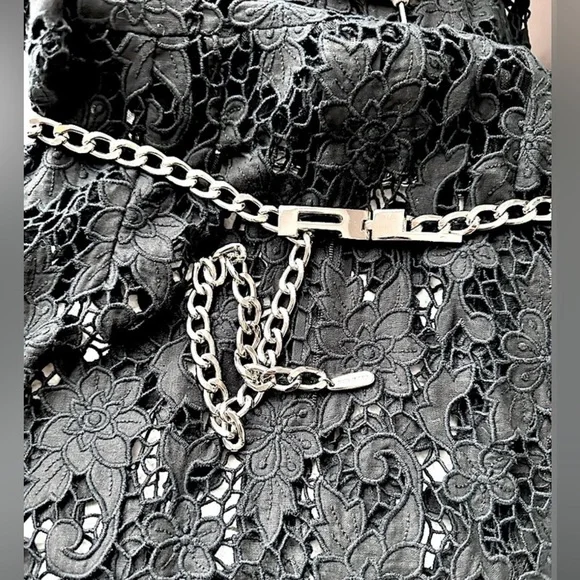 Ralph Lauren Vintage Silver Chain Belt.